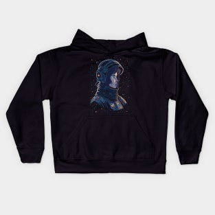 Anime Female Astronaut Kids Hoodie